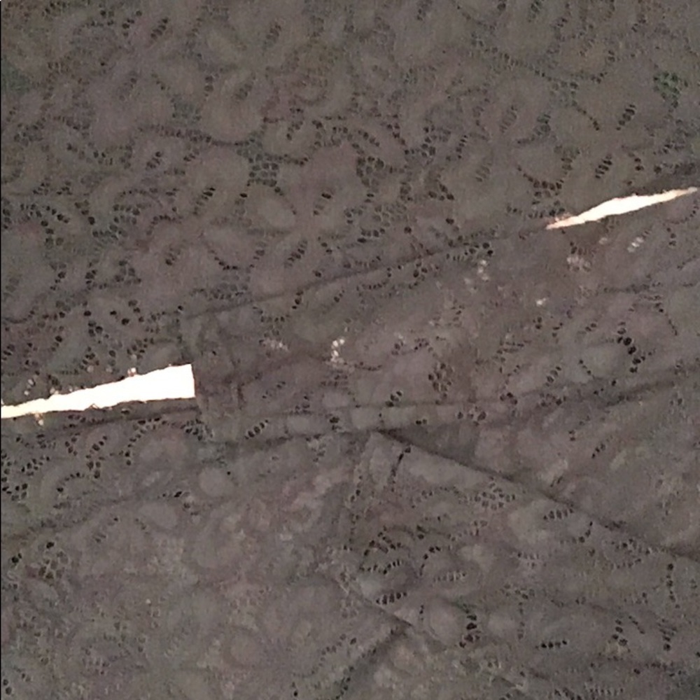 Blacked flowered laced cocktail dress !
